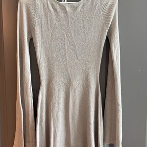 Meshki Cream Long Sleeve Dress